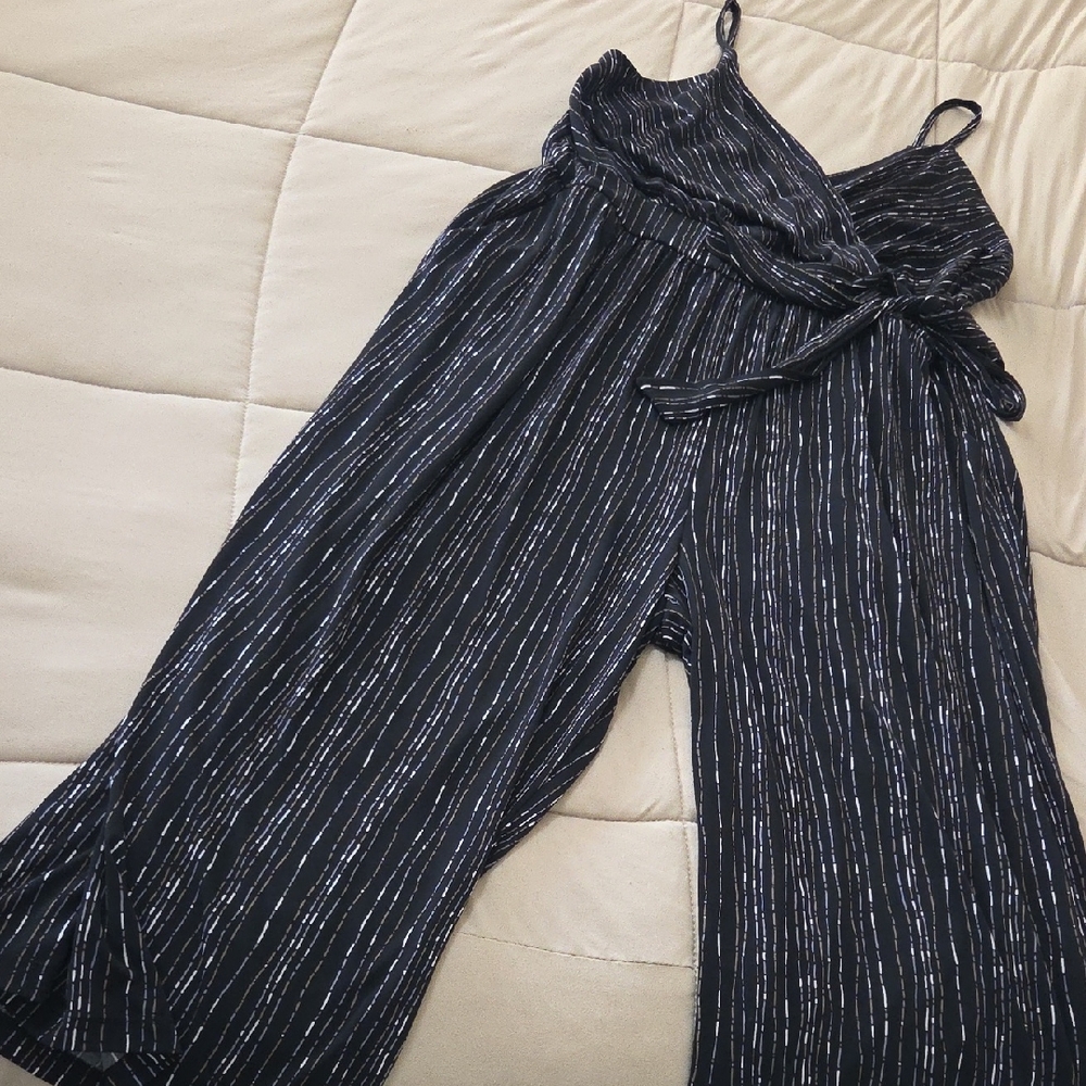 Women’s Striped Wide-Leg Jumpsuit